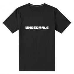 Мужская футболка премиум Undertale logo - PrintSalon