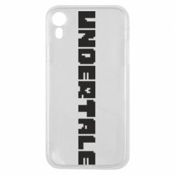 Чехол для iPhone XR Undertale logo