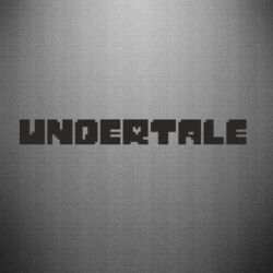 Наклейка Undertale logo - PrintSalon