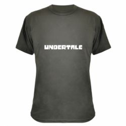 Камуфляжная футболка Undertale logo - PrintSalon