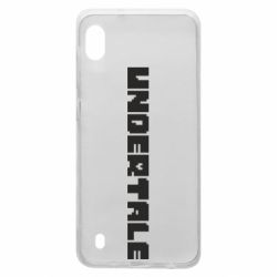Чехол для Samsung A10 Undertale logo - PrintSalon