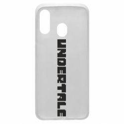 Чехол для Samsung A40 Undertale logo - PrintSalon