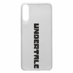 Чехол для Samsung A70 Undertale logo-PrintSalon Чехол для Samsung A70 Undertale logo