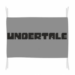 Флаг Undertale logo - PrintSalon