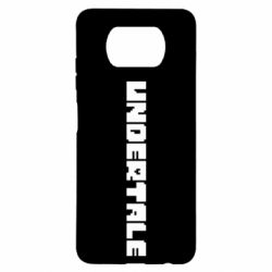 Чехол для Xiaomi Poco X3 Undertale logo - PrintSalon