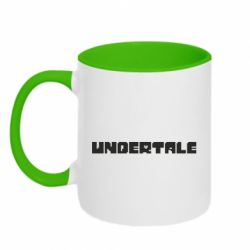 Чашка двокольорова Undertale logo
