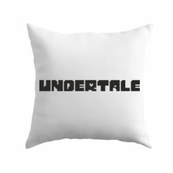 Подушка Undertale logo - PrintSalon