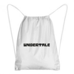 Рюкзак-мешок Undertale logo - PrintSalon