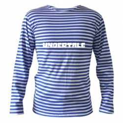 Тельняшка с длинным рукавом Undertale logo - PrintSalon