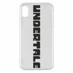Чехол для iPhone X/Xs Undertale logo - PrintSalon