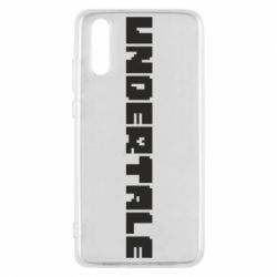 Чехол для Huawei P20 Undertale logo - PrintSalon