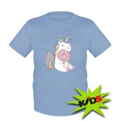 Детская футболка Unicorn and cake