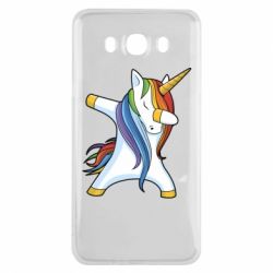 Чехол для Samsung J7 2016 Unicorn dabbing - PrintSalon