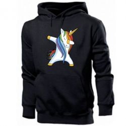 Мужское худи Unicorn dabbing - PrintSalon