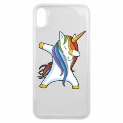 Чехол для iPhone Xs Max Unicorn dabbing - PrintSalon