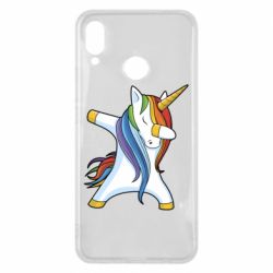 Чехол для Huawei P Smart Plus 2018 Unicorn dabbing - PrintSalon