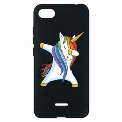 Чехол для Xiaomi Redmi 6A Unicorn dabbing - PrintSalon