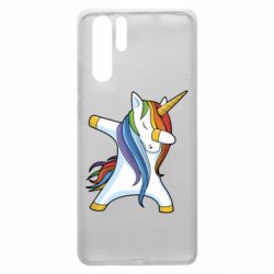 Чехол для Huawei P30 Pro Unicorn dabbing - PrintSalon