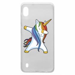 Чехол для Samsung A10 Unicorn dabbing