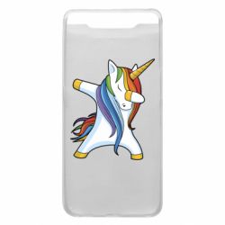 Чехол для Samsung A80 Unicorn dabbing - PrintSalon