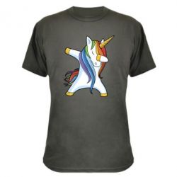 Камуфляжная футболка Unicorn dabbing - PrintSalon