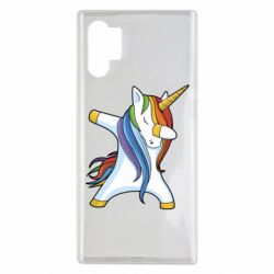 Чехол для Samsung Note 10 Plus Unicorn dabbing - PrintSalon