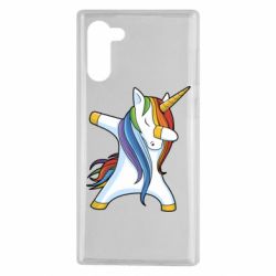 Чехол для Samsung Note 10 Unicorn dabbing - PrintSalon