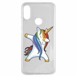 Чехол для Xiaomi Redmi Note 7 Unicorn dabbing - PrintSalon
