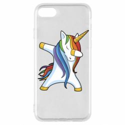 Чехол для iPhone SE 2020 Unicorn dabbing - PrintSalon