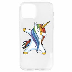 Чехол для iPhone 12 Pro Unicorn dabbing - PrintSalon