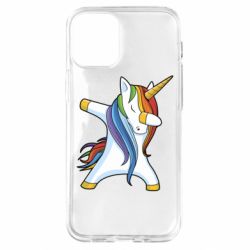 Чехол для iPhone 12 mini Unicorn dabbing - PrintSalon