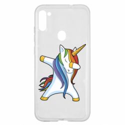 Чехол для Samsung A11/M11 Unicorn dabbing - PrintSalon