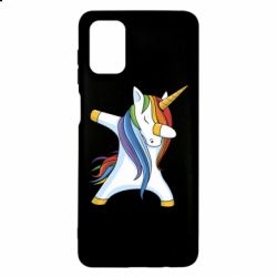 Чехол для Samsung M51 Unicorn dabbing - PrintSalon