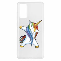 Чехол для Samsung S20 FE Unicorn dabbing - PrintSalon