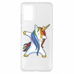 Чехол для Samsung S20+ Unicorn dabbing - PrintSalon