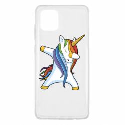 Чехол для Samsung Note 10 Lite Unicorn dabbing - PrintSalon