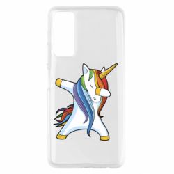 Чехол для Huawei P Smart 2021 Unicorn dabbing - PrintSalon