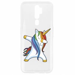 Чехол для Oppo A5/A9 2020 Unicorn dabbing - PrintSalon