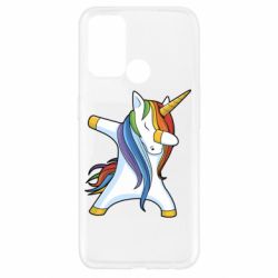 Чехол для Oppo A52/A72/A92 Unicorn dabbing - PrintSalon