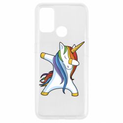 Чехол для Oppo A53/A32/A33 Unicorn dabbing - PrintSalon
