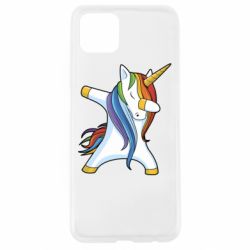 Чехол для Oppo A92s Unicorn dabbing - PrintSalon