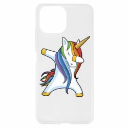 Чехол для Xiaomi Mi11 Lite Unicorn dabbing - PrintSalon