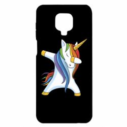 Чехол для Xiaomi Redmi Note 9S/9Pro/9Pro Max Unicorn dabbing - PrintSalon