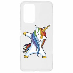 Чехол для Xiaomi Redmi Note 10 Pro Unicorn dabbing - PrintSalon