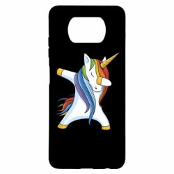 Чехол для Xiaomi Poco X3 Unicorn dabbing - PrintSalon