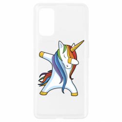Чехол для Realme 7 Pro Unicorn dabbing - PrintSalon