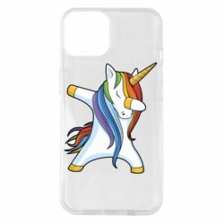 Чехол для iPhone 14 Unicorn dabbing