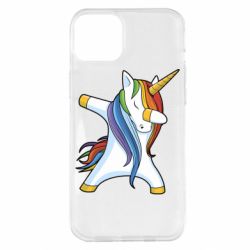 Чехол для iPhone 14 Plus Unicorn dabbing - PrintSalon