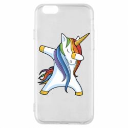 Чехол для iPhone 6/6S Unicorn dabbing - PrintSalon