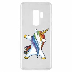 Чехол для Samsung S9+ Unicorn dabbing - PrintSalon
